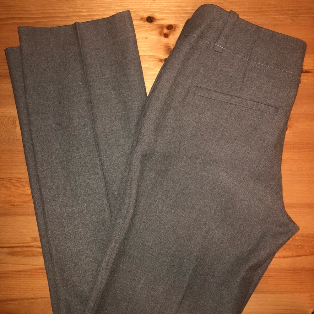 Ann Taylor Wool Blend Trouser, Grey size 0